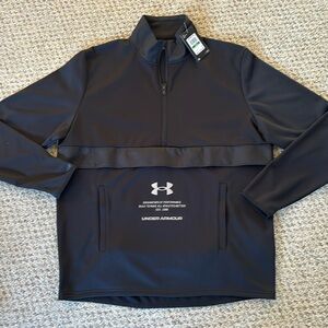 UNDER ARMOUR - COLDGEAR LOOSE FIT, LONG SLEEVE HEAVY HALF ZIP